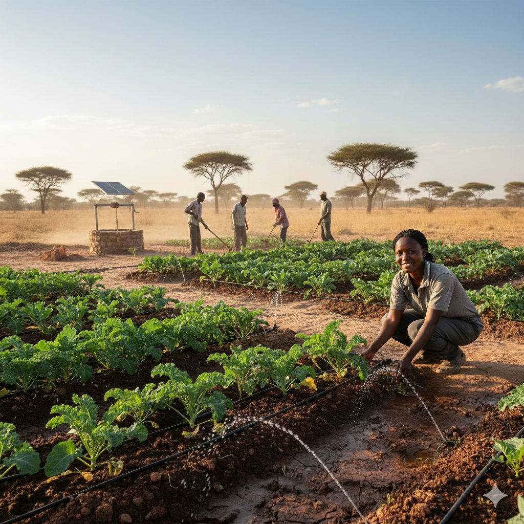 Evergrow banner in shop